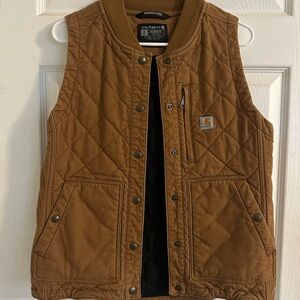 Carhartt Tan Quilted Vest